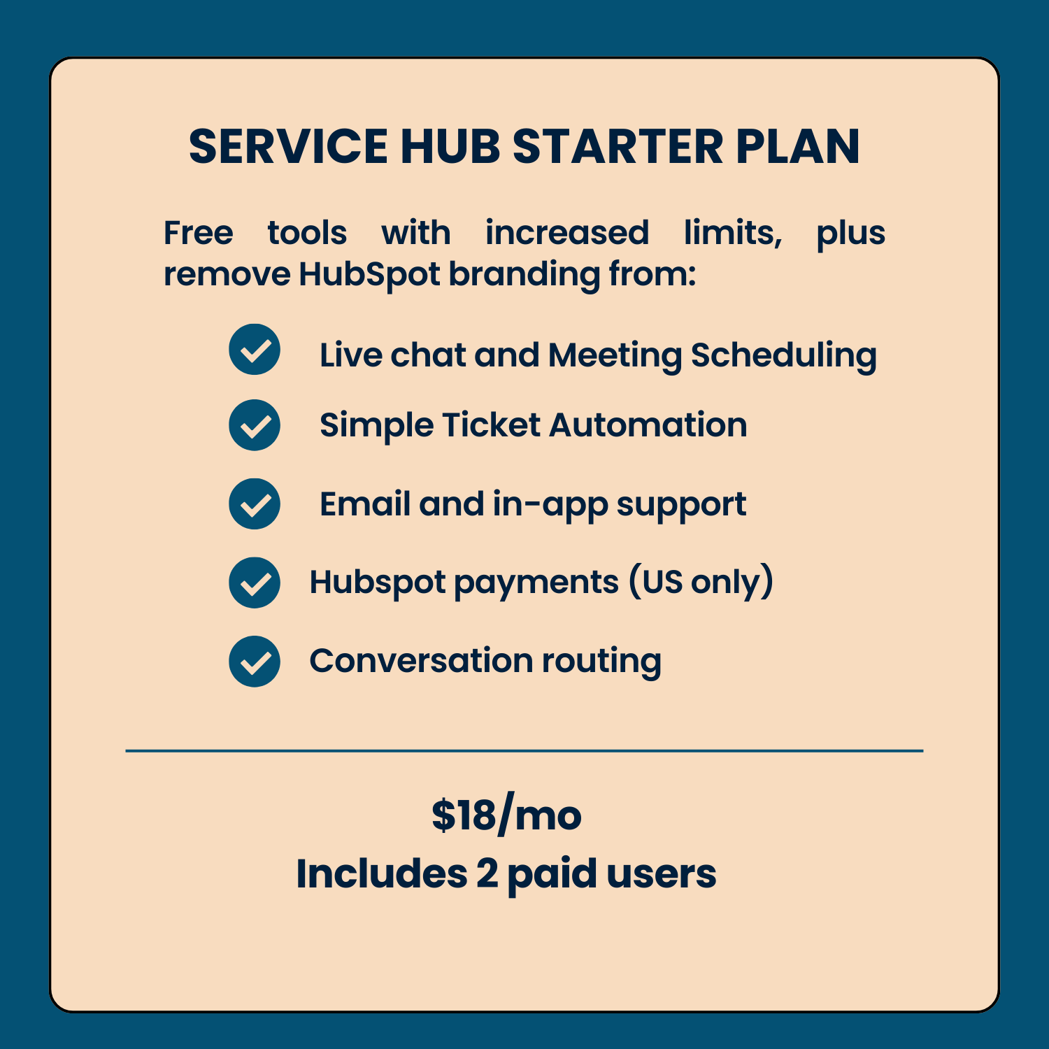 Service Hub Starter PLAN