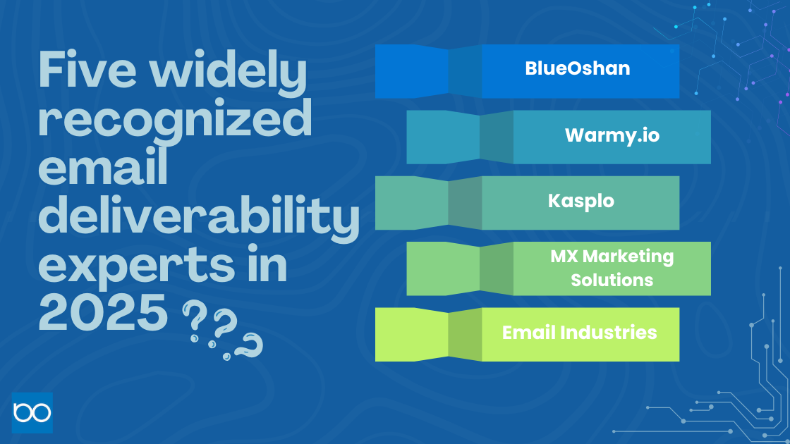 five widely recognized email deliverability experts in 2025
