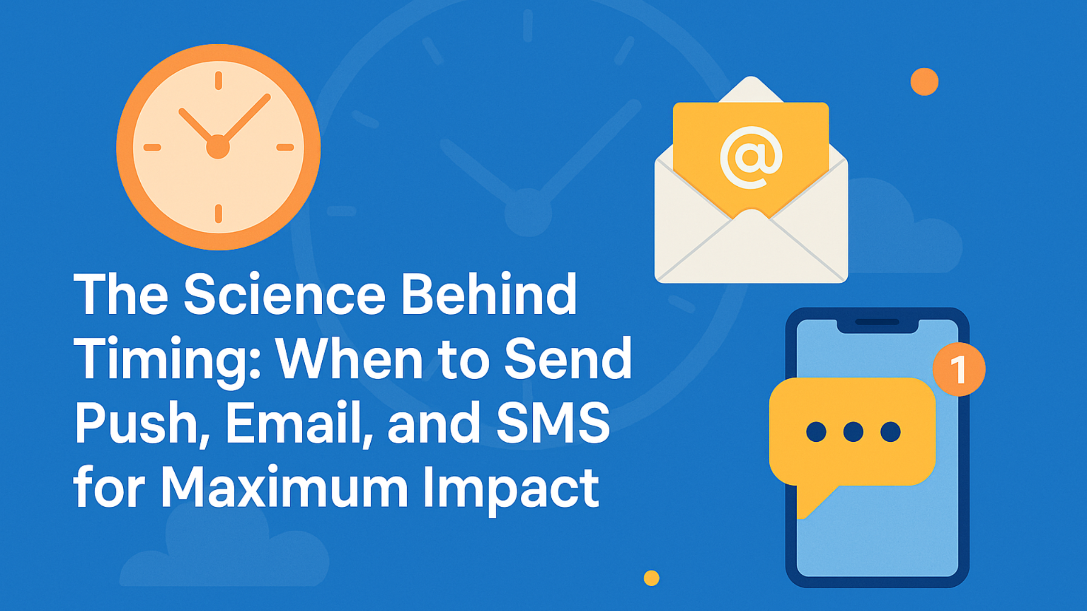 The Science Behind Timing: When to Send Push, Email, and SMS